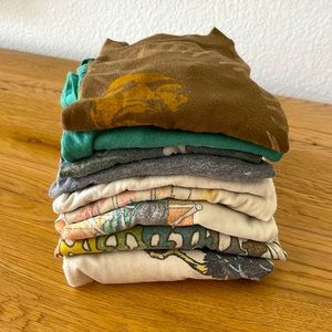 Lot of 6 Rowdy Sprout 4T band tees in play condition +3 free T’s